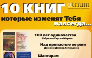 10 книг, которые изменят Тебя навсегда