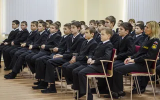 В кадетском училище состоялся патриотический «урок мужества»