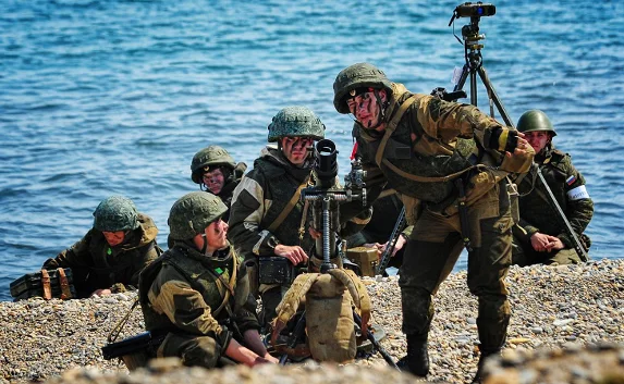 Морская пехота ЧФ ВМФ России — в полной боеготовности