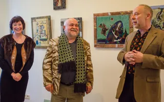 В Севастополе открылась выставка картин в технике горячей эмали