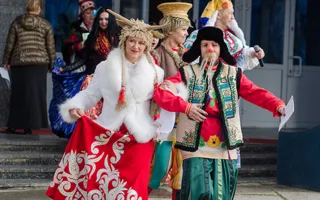 Весёлыми народными гуляниями отметили Рождество в КИЦ