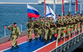 Генеральная репетиция парада ко Дню ВМФ состоялась в Севастополе
