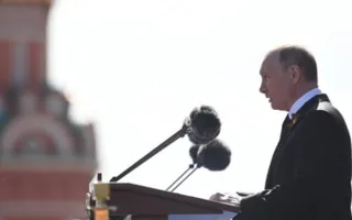На военном Параде в Москве выступил Владимир Путин (фото, видео)
