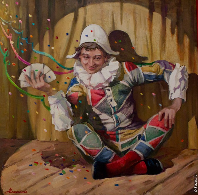 художница Анжела Моисеенко, выставки Севастополь, новости Севастополя, выставка Цирк зажигает огни, севастопольские художники, художники Севастополя, крымские художники, художники Крыма, украинские художники, художники Украины