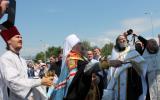 Чин освящения провел владыка Лазарь