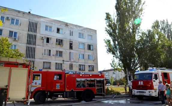 В севастопольском общежитии предотвратили масштабный пожар (фото)