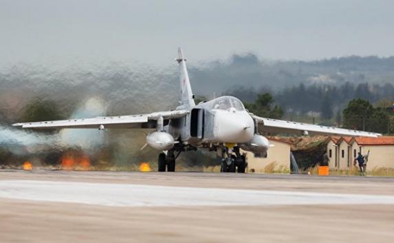 Российский Су-24 разбился при взлёте в Сирии: экипаж погиб