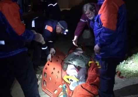 В Севастополе москвич чудом остался жив при падении с 15-метровой высоты 