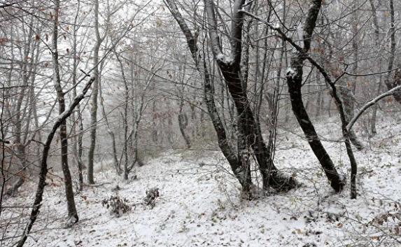 Первый октябрьский снег выпал в крымских горах раньше срока
