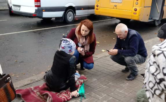 На проспекте Нахимова в Севастополе автобус сбил девочку (фото)