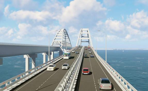 Опоры автодорожной части Крымского моста готовы, до конца декабря соединят пролёты (видео)