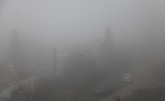 Из-за густого тумана в Крыму задерживаются авиарейсы (фото)