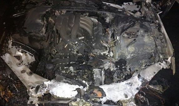 В Феодосии водитель заживо сгорел в автомобиле (фото)