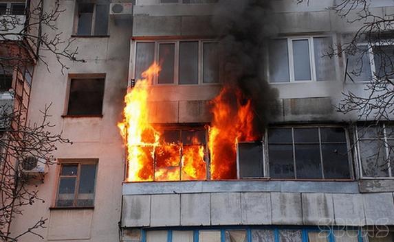 На пожаре в Керчи погиб пожилой мужчина 