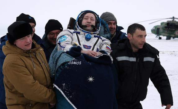 Севастополец Шкаплеров проводил коллег с МКС на Землю (фото)