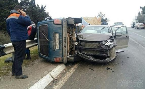 В Симферополе пассажирка Daewoo вылетела в окно — сводка крымских ДТП
