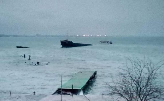 Турецкий сухогруз Berg повторно затонул в Крыму