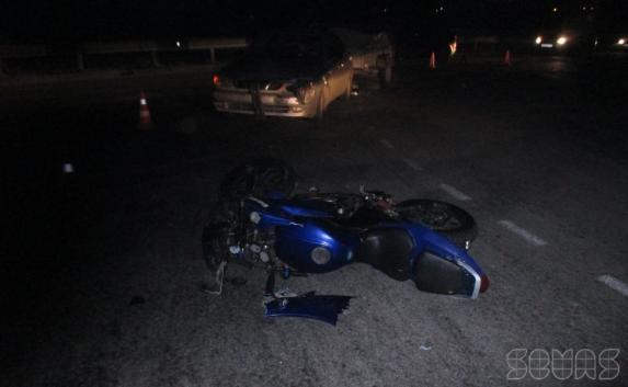 Под мостом в Инкермане разбился мотоциклист (фото)