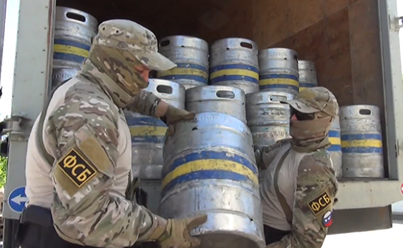 Крымские силовики пресекли попытку выдать 2000 литров водки за пиво