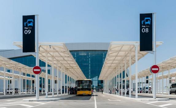 В аэропорту «Симферополь» открыли автостанцию (фото)
