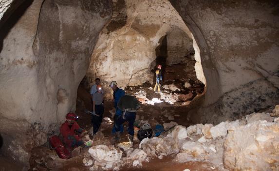 При строительстве «Тавриды» найдена пещера с останками мамонтов