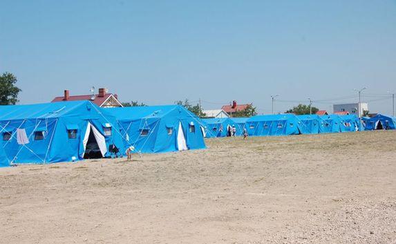 В Севастополе закроют палаточный городок для беженцев