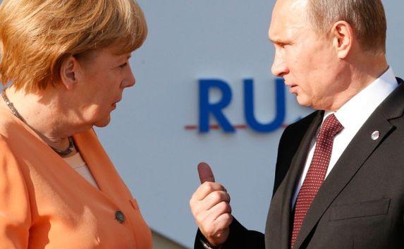 Путин и Меркель обсудили Украину, газ и вирус Эбола