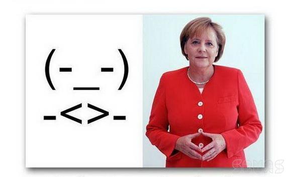 У Меркель теперь свой смайл