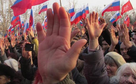 Путин назвал реакцию Запада на референдум в Крыму «неадекватной»
