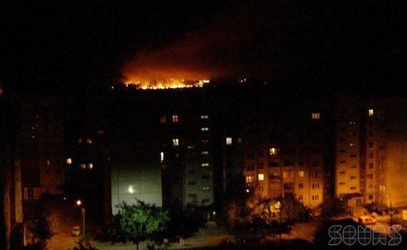 Ночной обстрел Донецка: город в огне