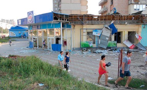 На Луганщине обстрелян супермаркет: семеро пострадавших