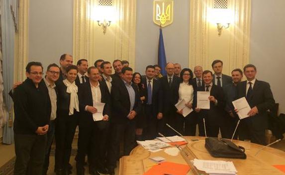 В Верховной Раде Украины создана «коалиция пятерых»