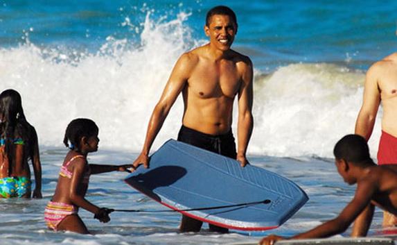 Обама улетел на Рождество на Гавайи