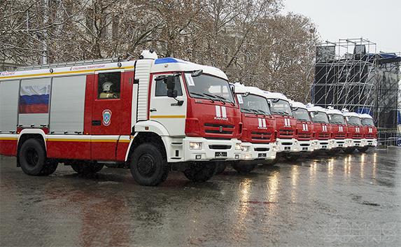 Севастопольские спасатели получили восемь единиц новой техники
