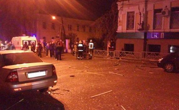 В Харькове при взрыве в кафе пострадали люди