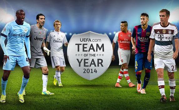 В ​УЕФА назвали «Команду года — 2014»