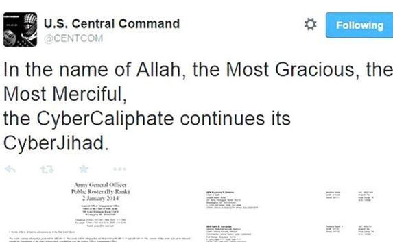 Исламисты взломали Twitter Пентагона