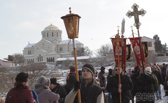 В Севастополе на Крещение перекроют движение транспорта