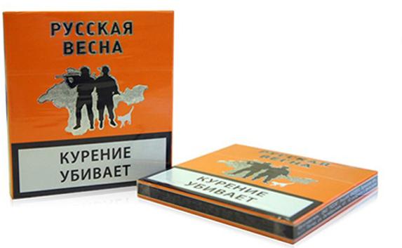 В Севастополе спорят о сигаретах «Русская весна»
