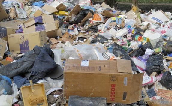 В Казачке с конца января перестали вывозить мусор