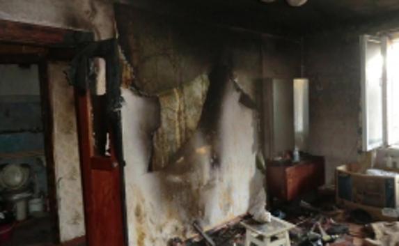 В Балаклавском районе горел жилой дом