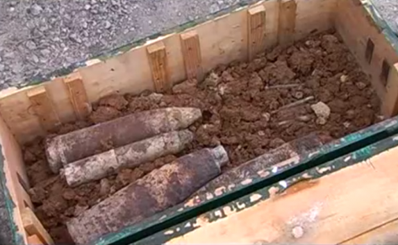В селе Родном найдены боеприпасы времён ВОВ