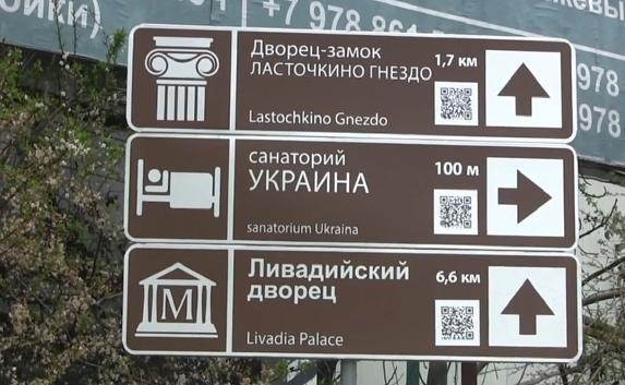 На ЮБК поставили туристические таблички с ошибочной информацией