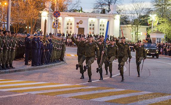 В Севастополе состоялась первая репетиция парада Победы