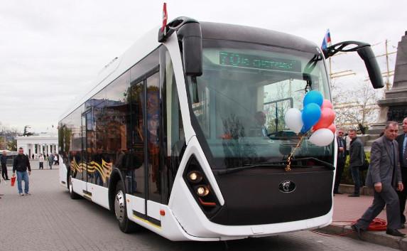 В Севастополе представили троллейбус «Адмирал»