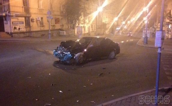 В ночном ДТП в Севастополе чуть не взорвалась машина «на газу»