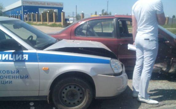 В Севастополе в ДТП вновь попал полицейский автомобиль