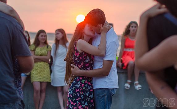 В Севастополе отметили всемирный день поцелуя