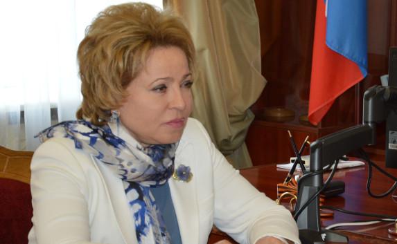 Матвиенко назвала ключевые вопросы развития Севастополя