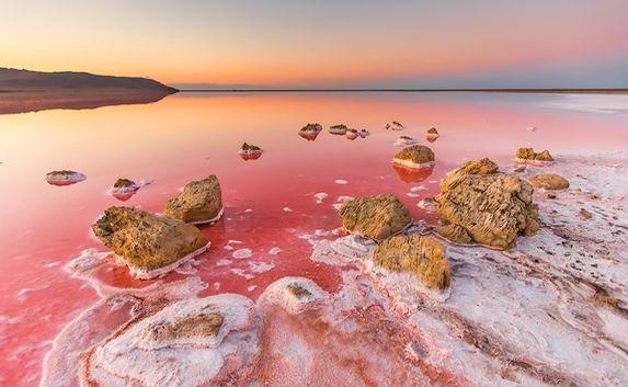 Неизвестный Крым: Самое солёное розовое озеро